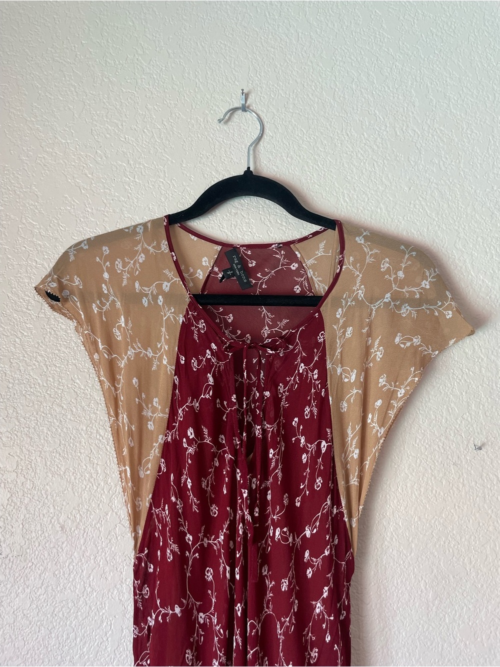 rag & bone Sam Patchwork Floral Maxi Dress Small - Picture 5 of 14